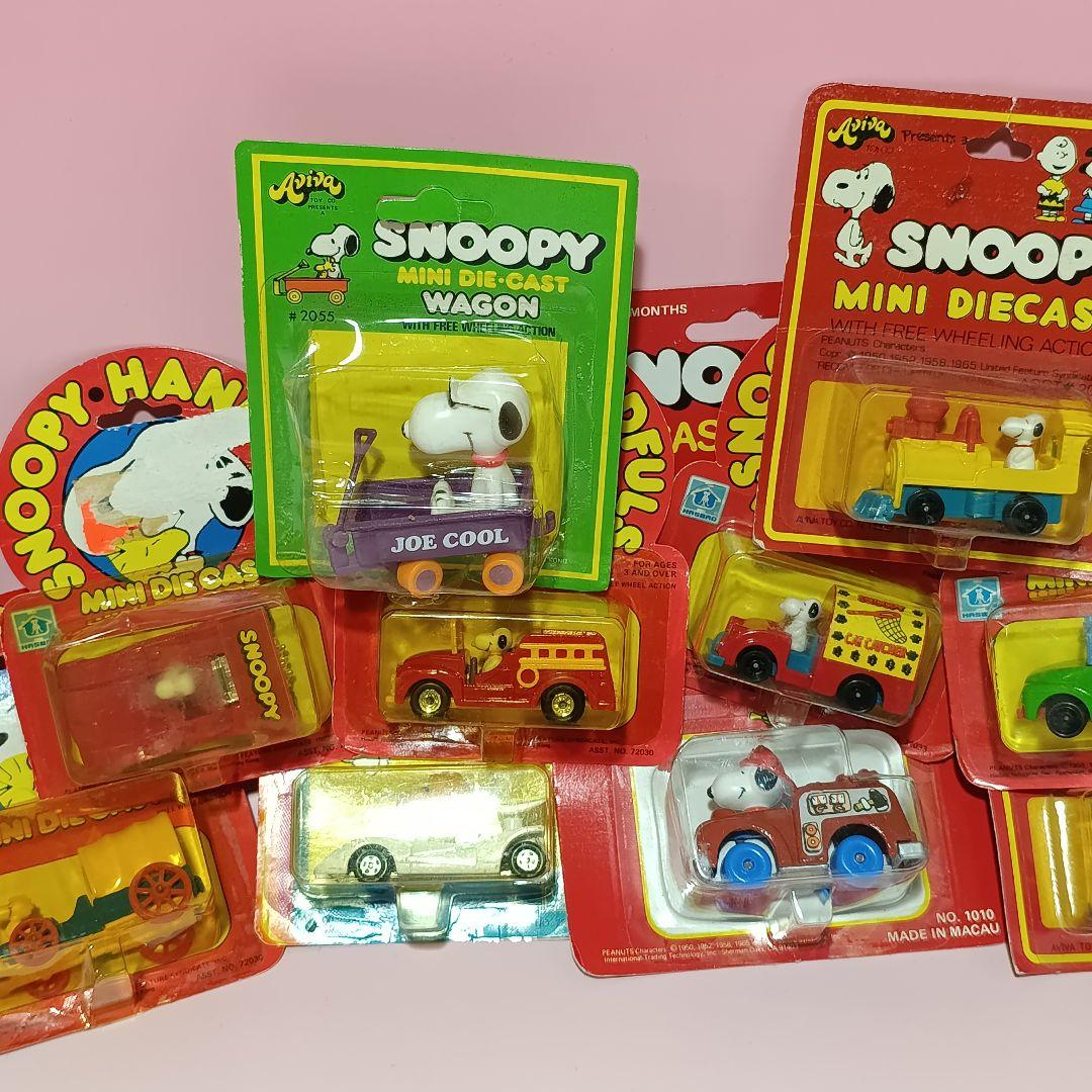 超お得セット　スヌーピー ミニカー　16個　アメトイ　ビンテージ　レア