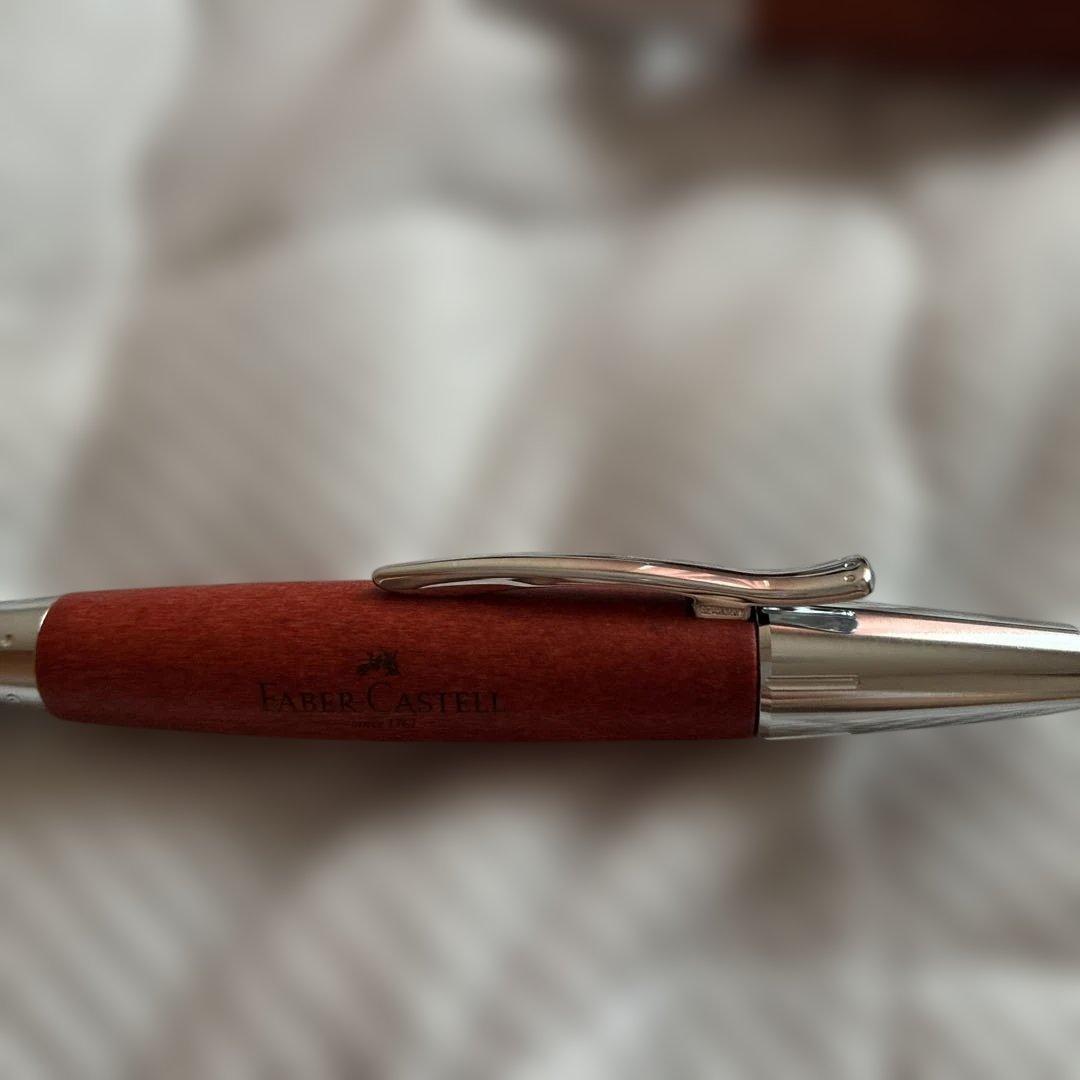FABER-CASTELL ボールペン油性 エモーション 梨の木 ブラウン