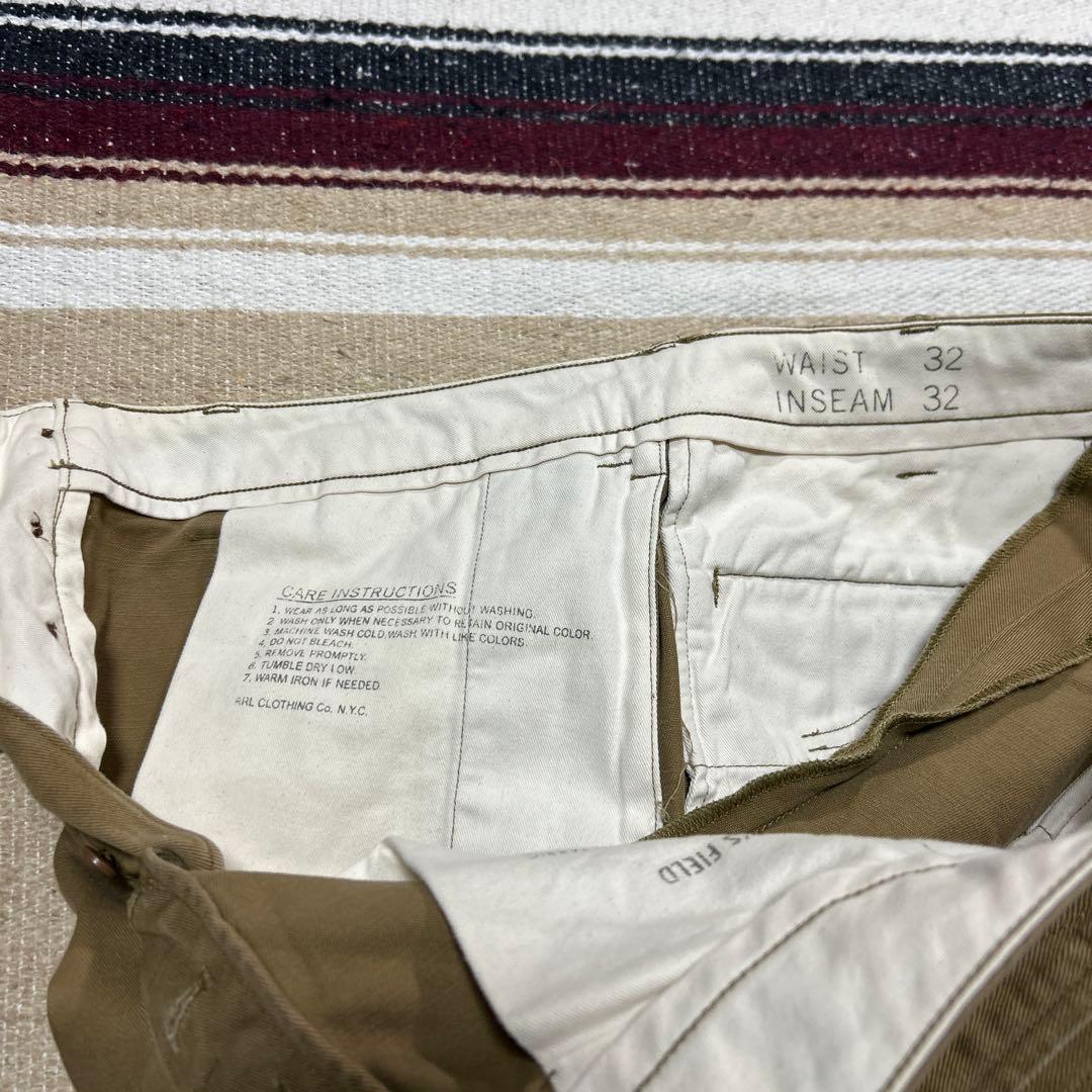 RRL ダブルアールエル オフィサーズチノトラウザーズ