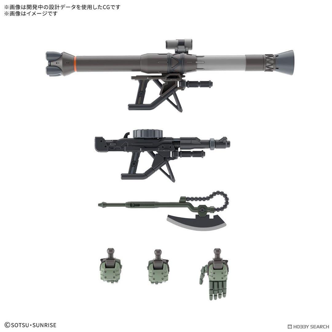 HG ガンダム・シャア専用ザク・リックドム・量産型ザク【GQ版】