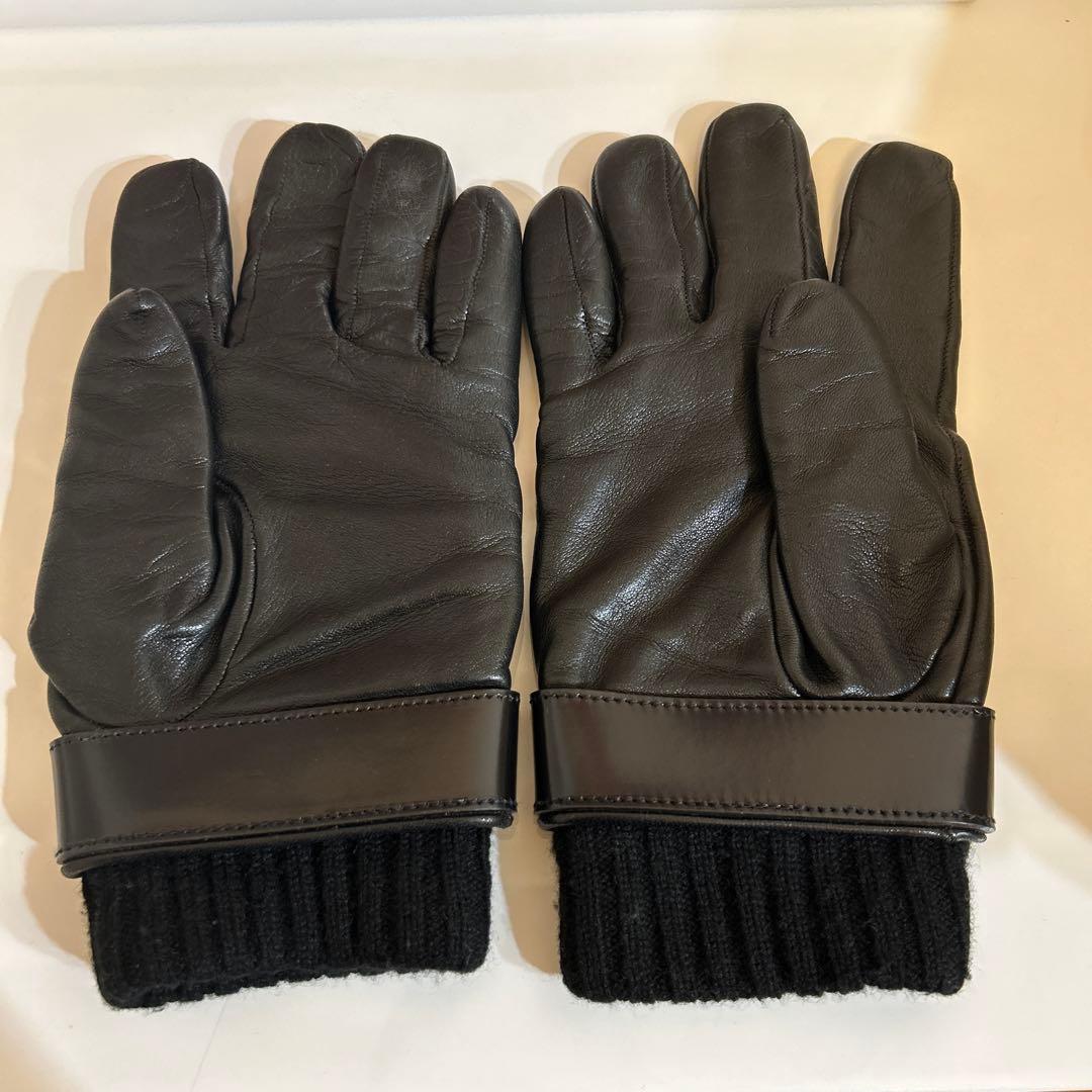 Gucciブラックレザー手袋