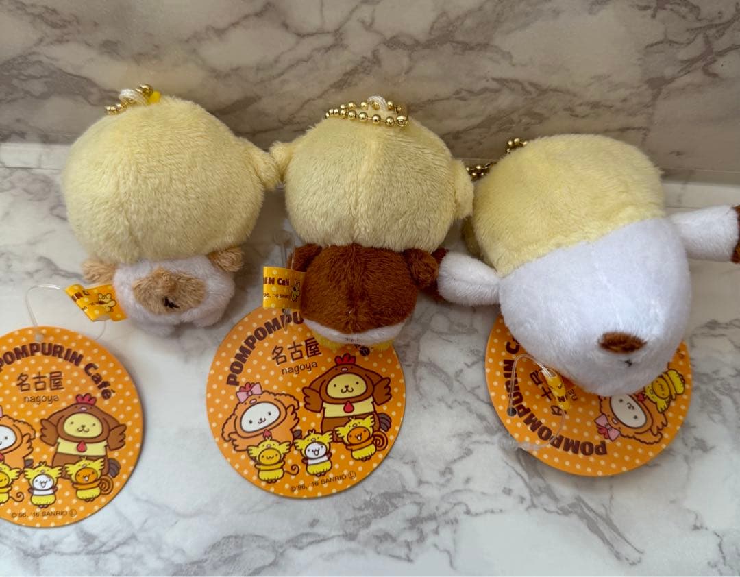 ポムポムプリンカフェ名古屋 名古屋コーチン マスコット まとめ売り タグ付き