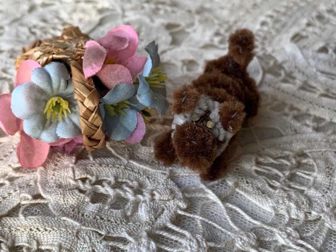 フランスアンティーク 希少 フレンチミニョネット ビスクドール 小物セット