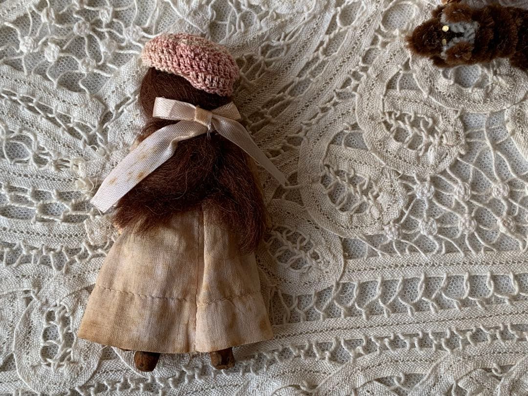 フランスアンティーク 希少 フレンチミニョネット ビスクドール 小物セット