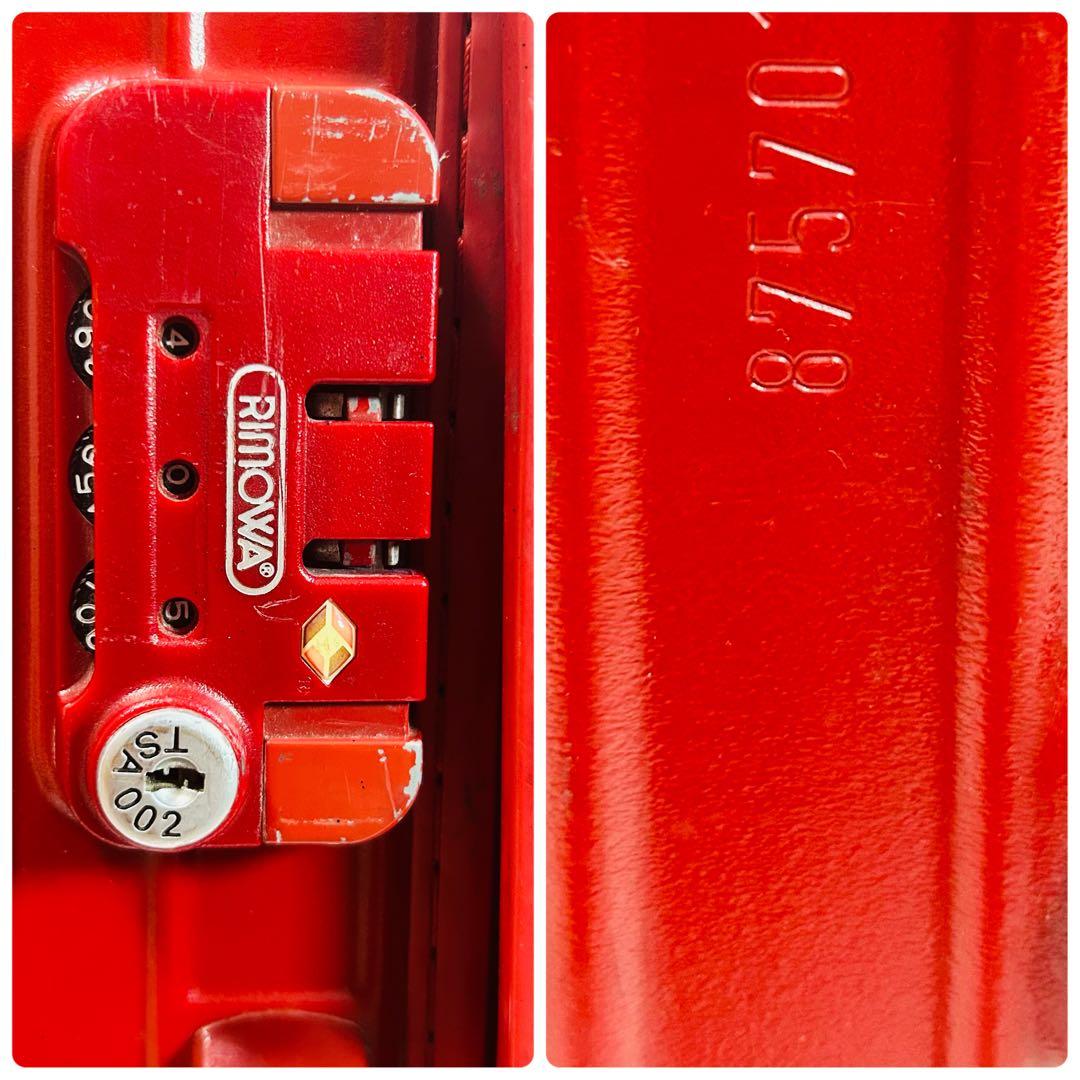 RIMOWA SALSA 82Lスーツケース リモワ レッド 4輪 廃盤 キャリ