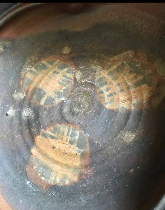 備前焼大鉢　安井徹作