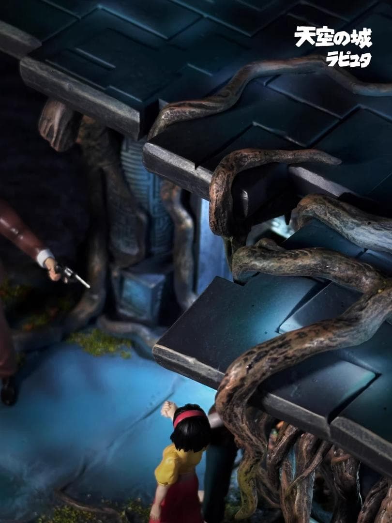 宮崎駿 天空の城ラピュタ バルスの再生 彫刻フィギュア