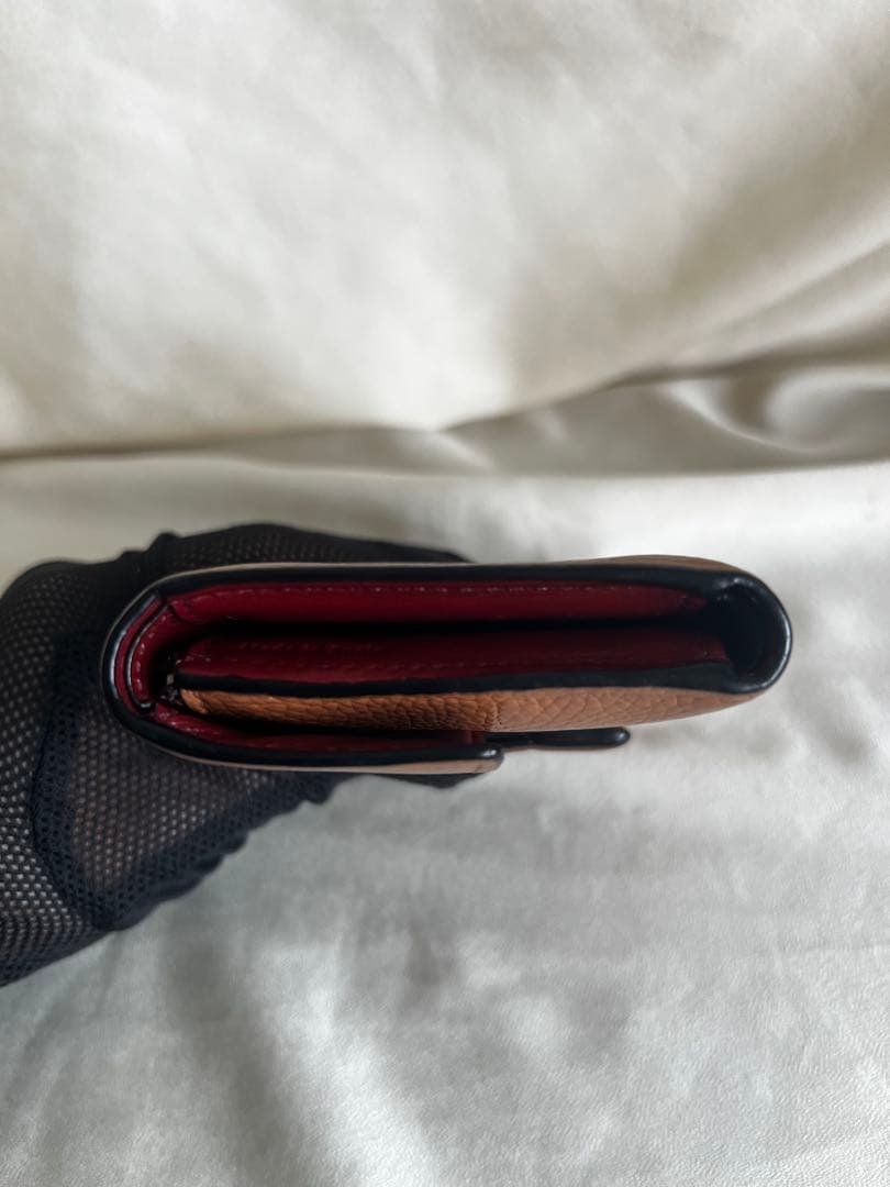 「最終値下げ」美品 ロエベ バーティカルウォレット スモール 折り財布