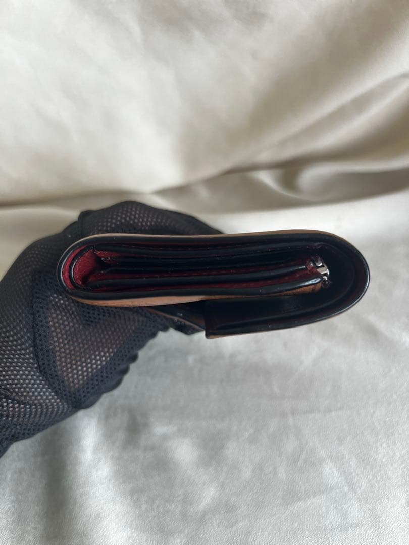 「最終値下げ」美品 ロエベ バーティカルウォレット スモール 折り財布