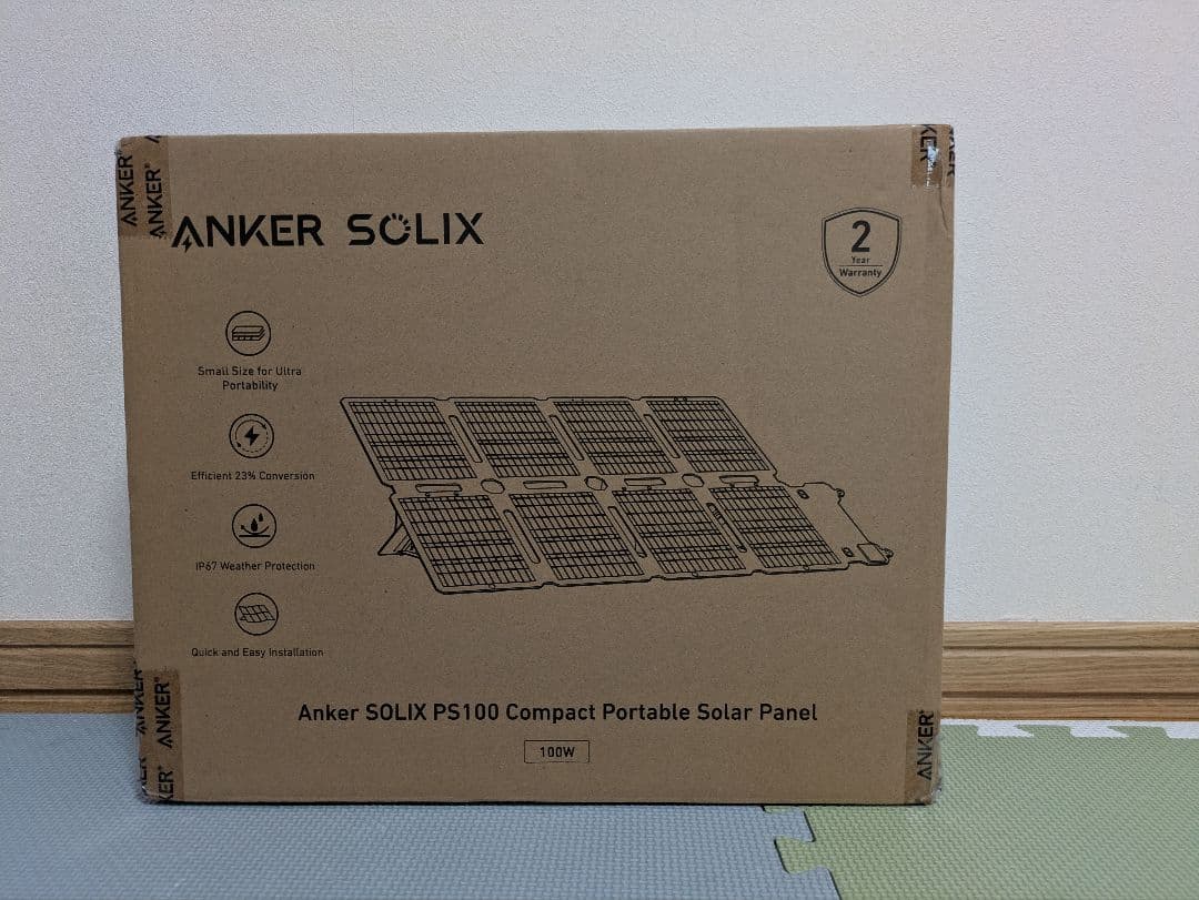 Anker SOLIX PS100 ポータブルソーラーパネル