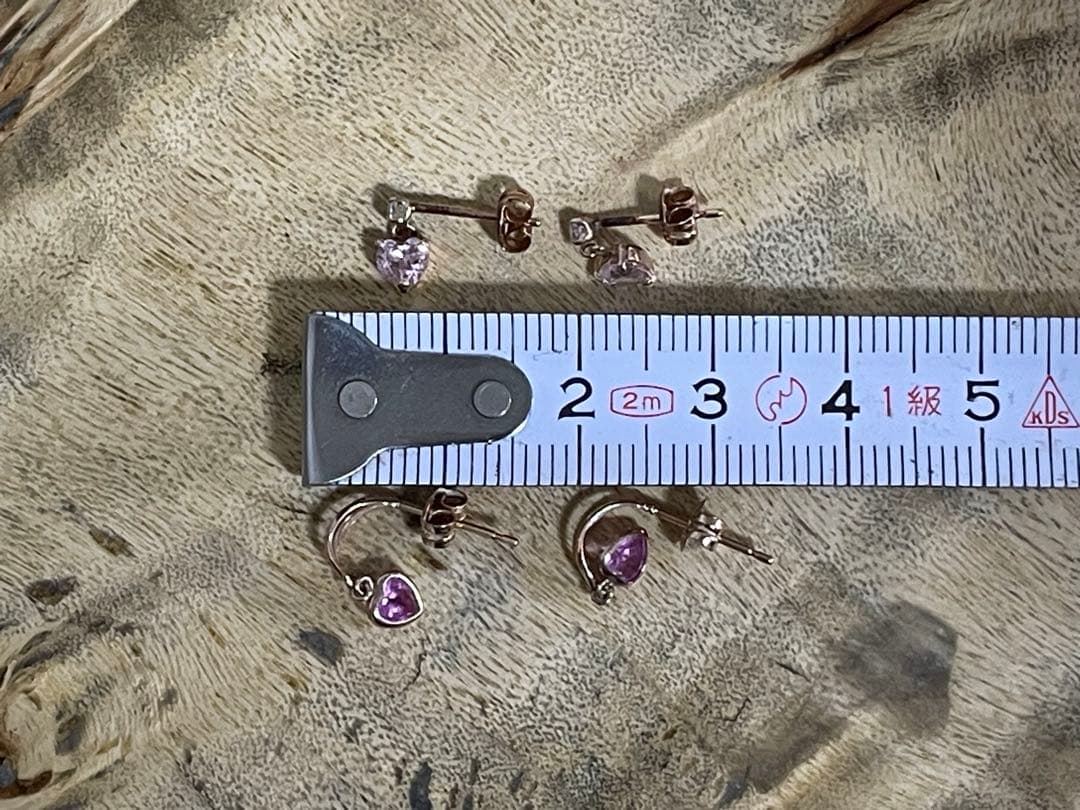 カナル4℃ K10 ピアス 両耳 2点セット