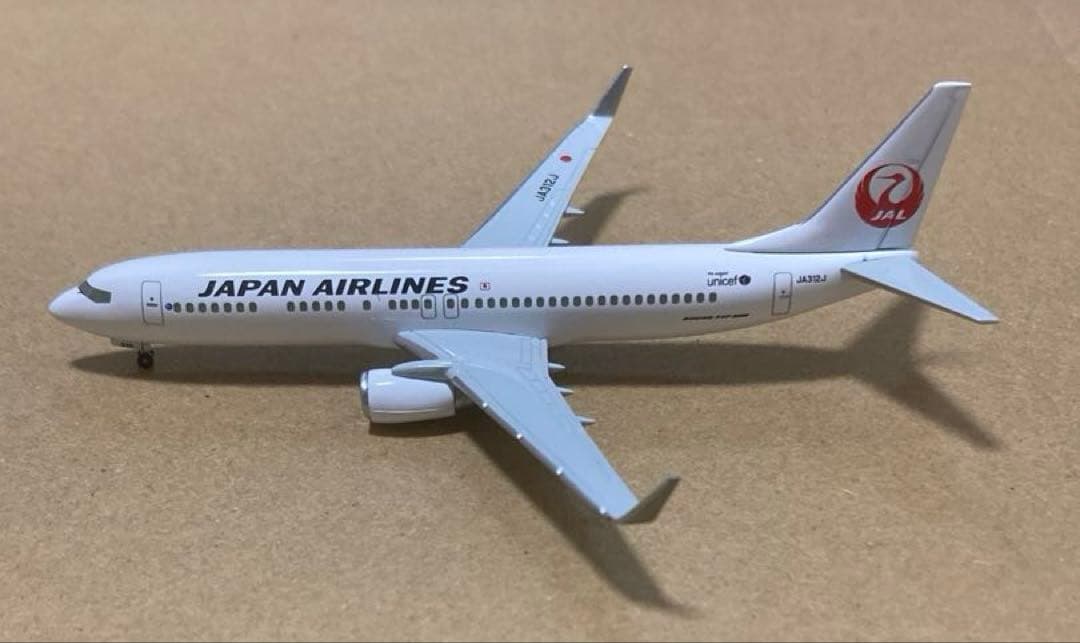 【美品】日本航空　B737-800 1/400 JA312J