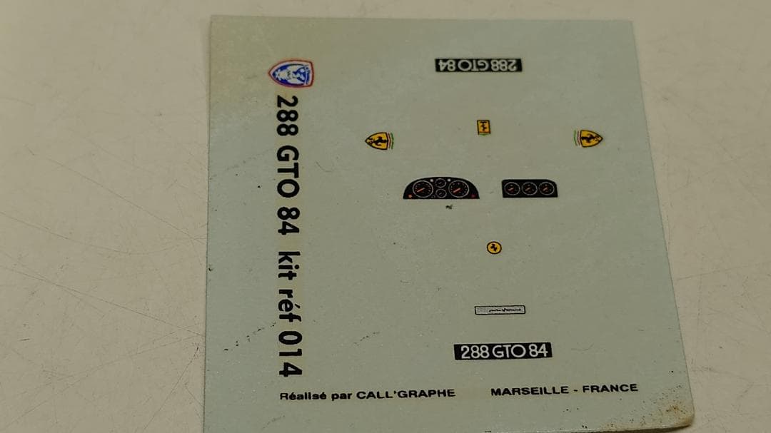 d*2様 Ferrari 288 GTO 1984 メタルキット