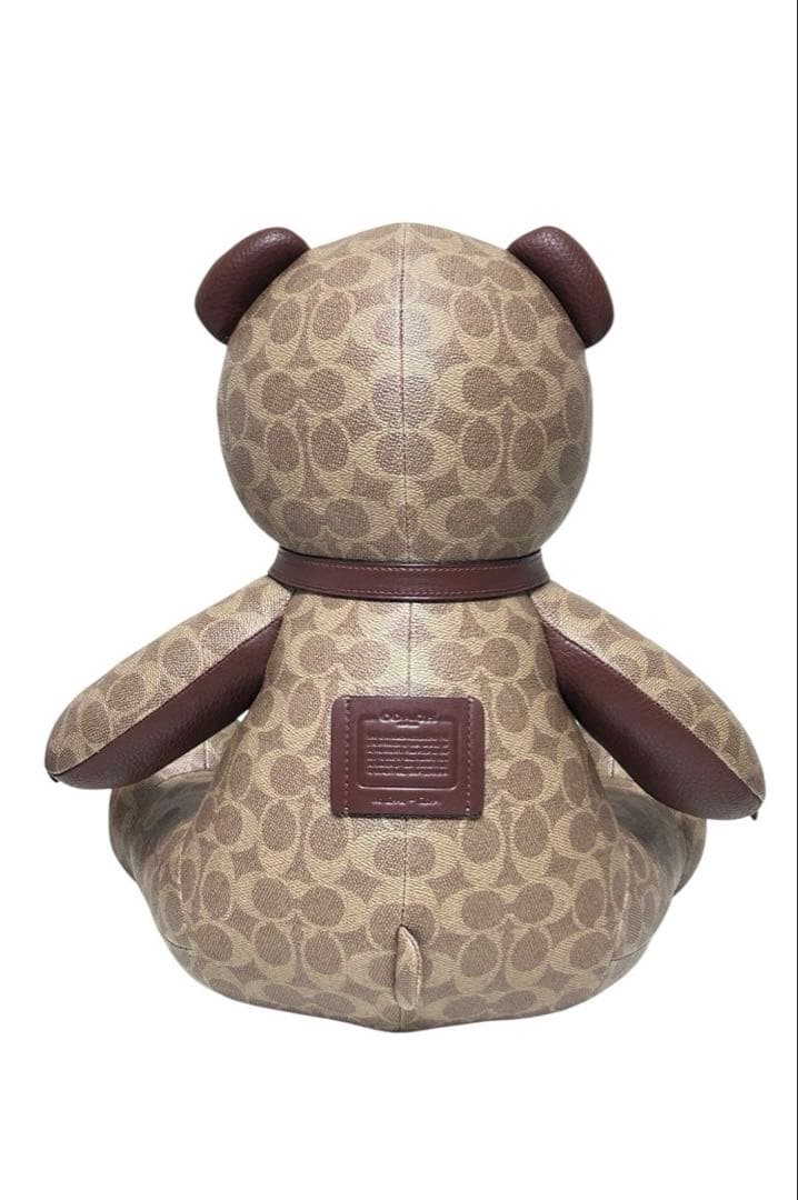 COACH コレクティブル ベア・シグネチャーキャンバス　ラージ