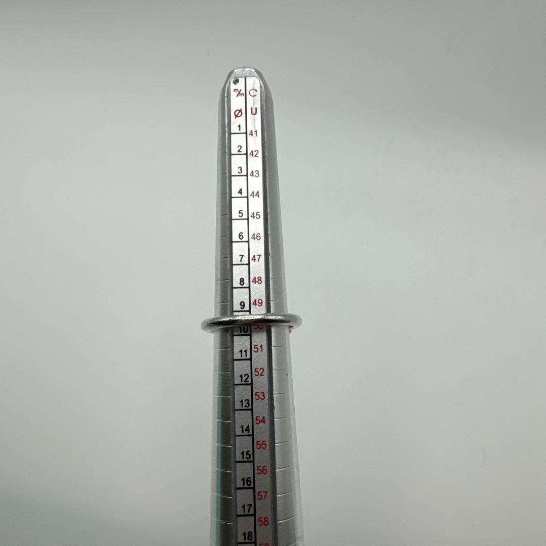 美品 ティファニー リング バンドウィズ 750 925 コンビ 10号
