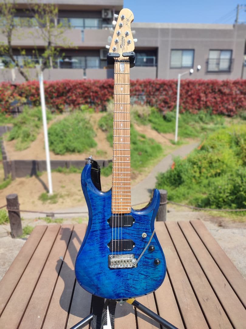 Sterling JP157 ジョン・ペトルーシモデル　7弦ギター動画あり