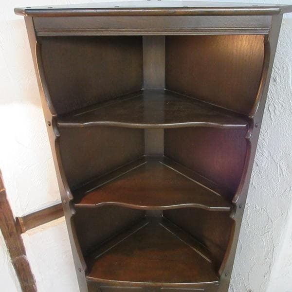 イギリス ビンテージ 家具 アーコール コーナーキャビネット 英国 6997d
