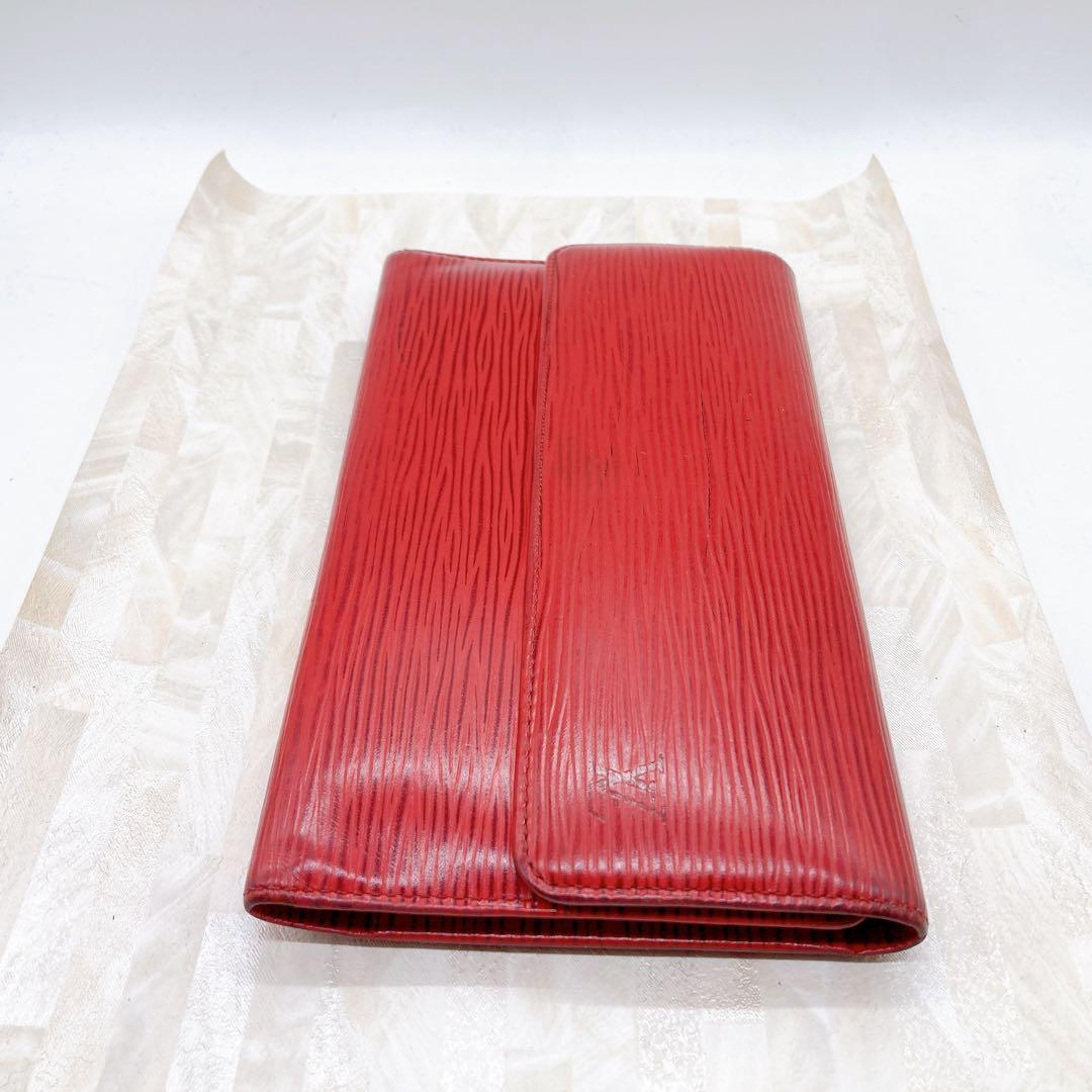 LOUIS VUITTON 二つ折り財布　エピ　レッド　CA0923 正規品