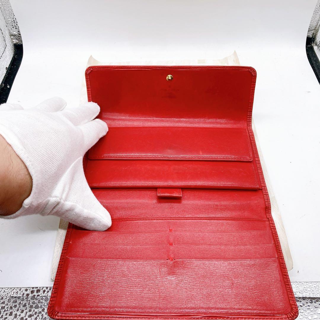 LOUIS VUITTON 二つ折り財布　エピ　レッド　CA0923 正規品