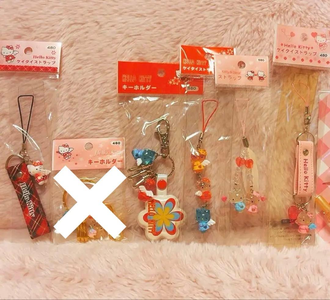 希少レア　ハローキティ　エンジェル　ストラップ　まとめ売り　平成レトロ　サンリオ