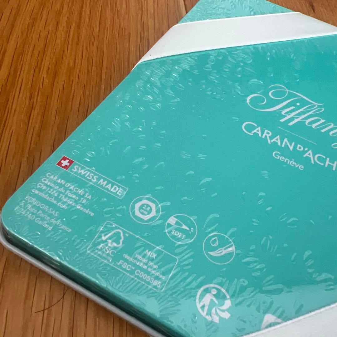 TIFFANY&Co. ティファニー 色鉛筆 12色 カランダッシュ 缶入り