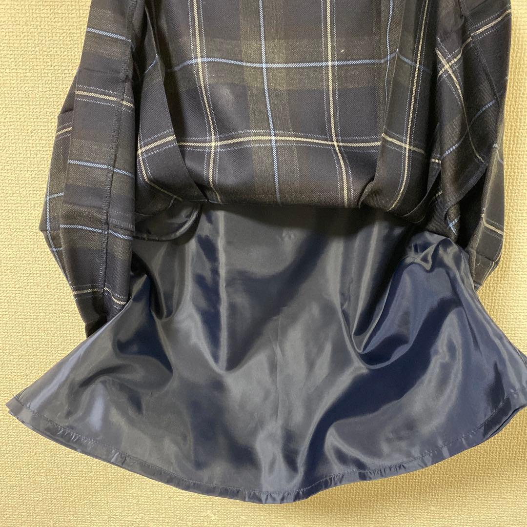 ポンポネットジュニア　チェック柄スカート　LL 165
