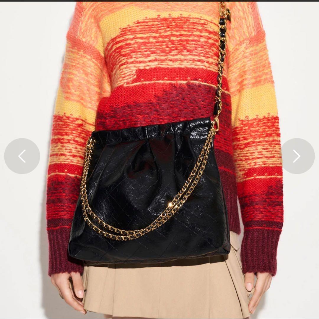 CHARLES & KEITHDuoドゥオブレードチェーンハンドルホーボーバッグ