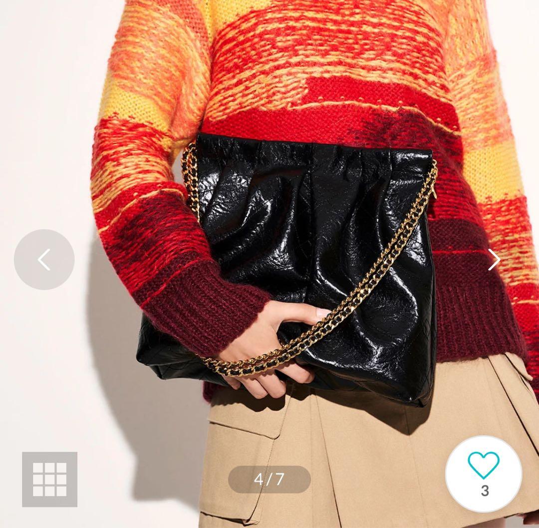 CHARLES & KEITHDuoドゥオブレードチェーンハンドルホーボーバッグ