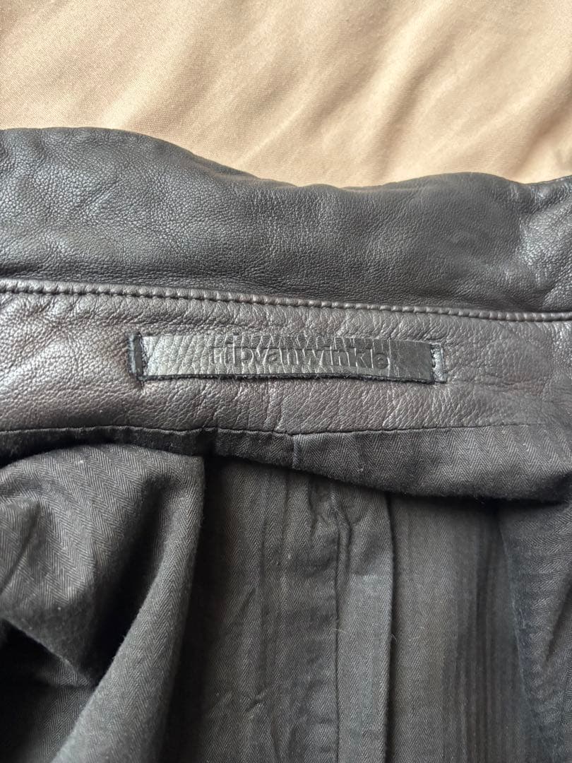 リップバンウィンクル ラムレザージャケットサイズ4