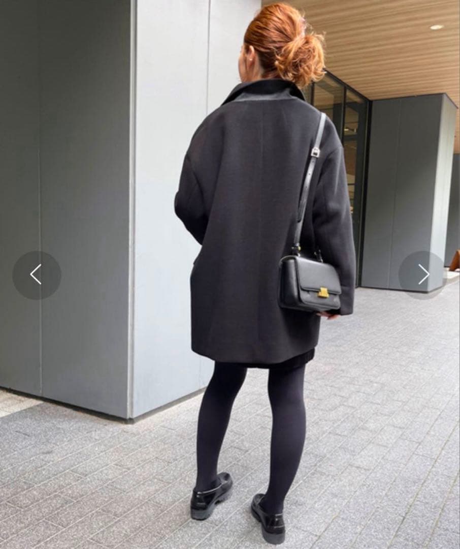 Spick and Span W/Nyモッサジャケットライクコート