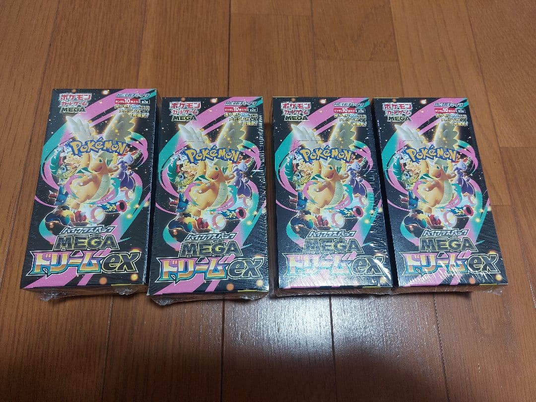 MEGAドリームex 4BOX　シュリンク付き
