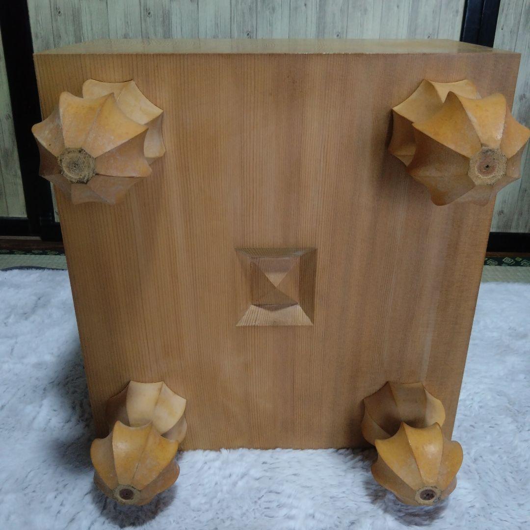 【囲碁】本榧碁盤　7寸　柾目盤