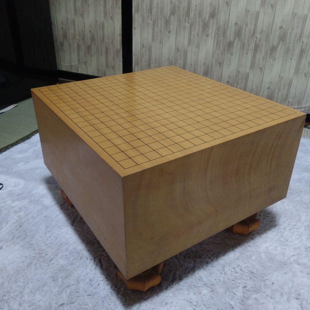 【囲碁】本榧碁盤　7寸　柾目盤