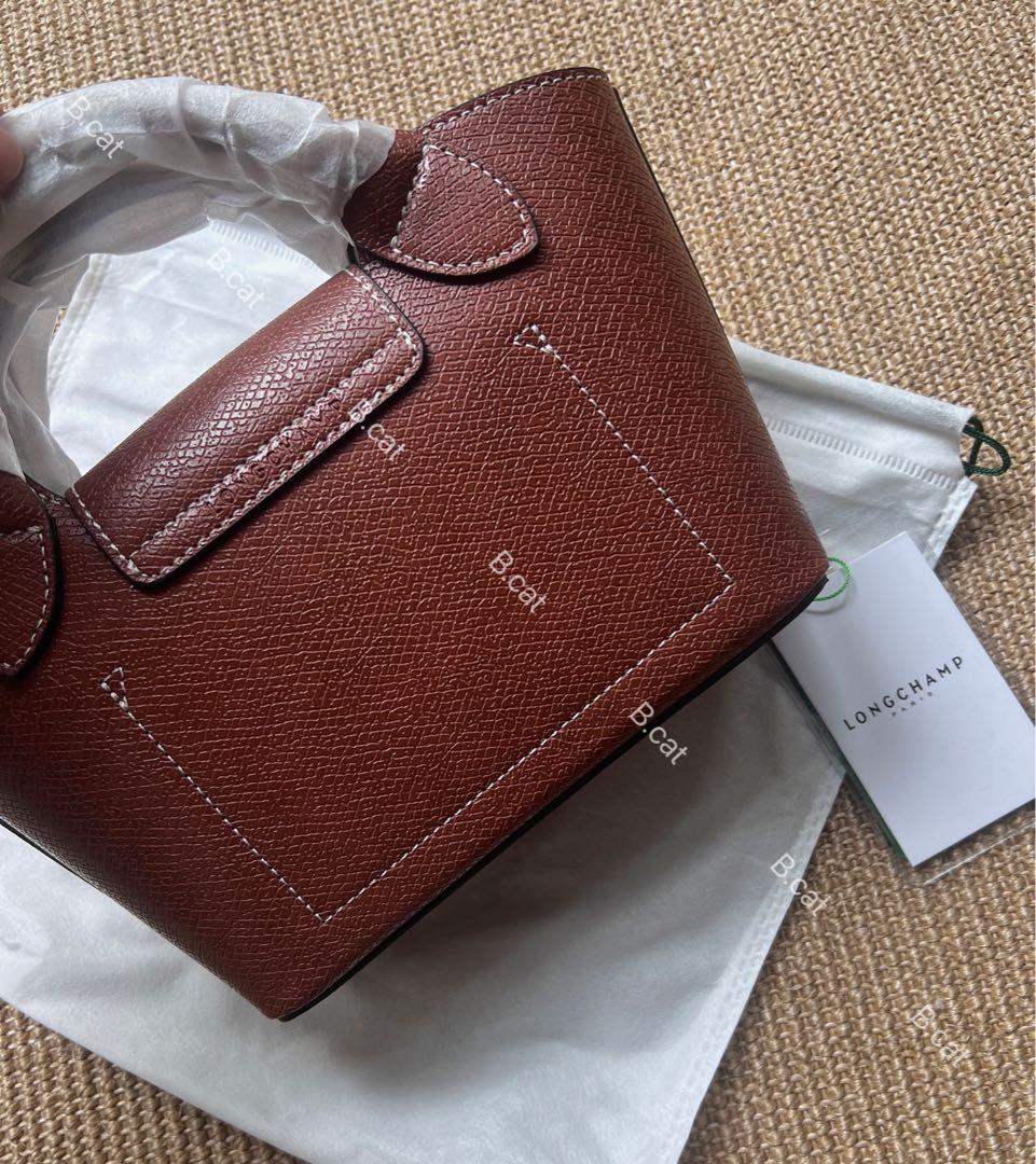 新シーズンLongchampエピュレ テクスチャードレザーミニバッhld