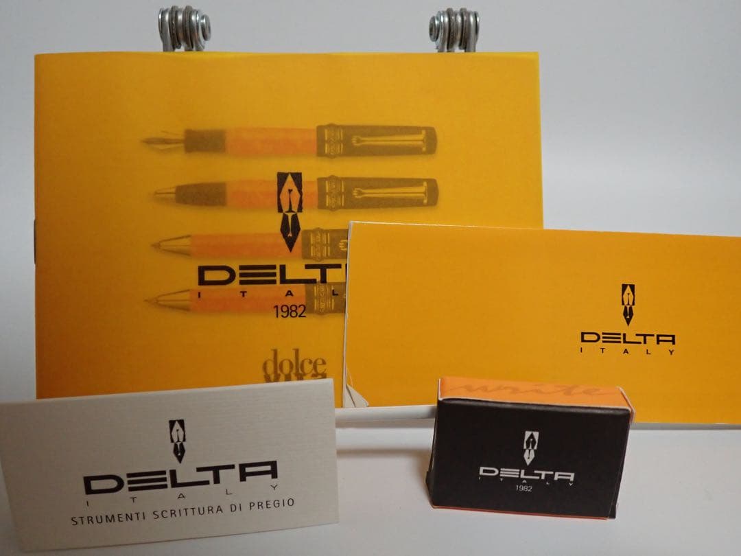 デルタ｜ドルチェビータ スリム｜F（細字）｜元箱説明書セット｜万年筆｜廃番品