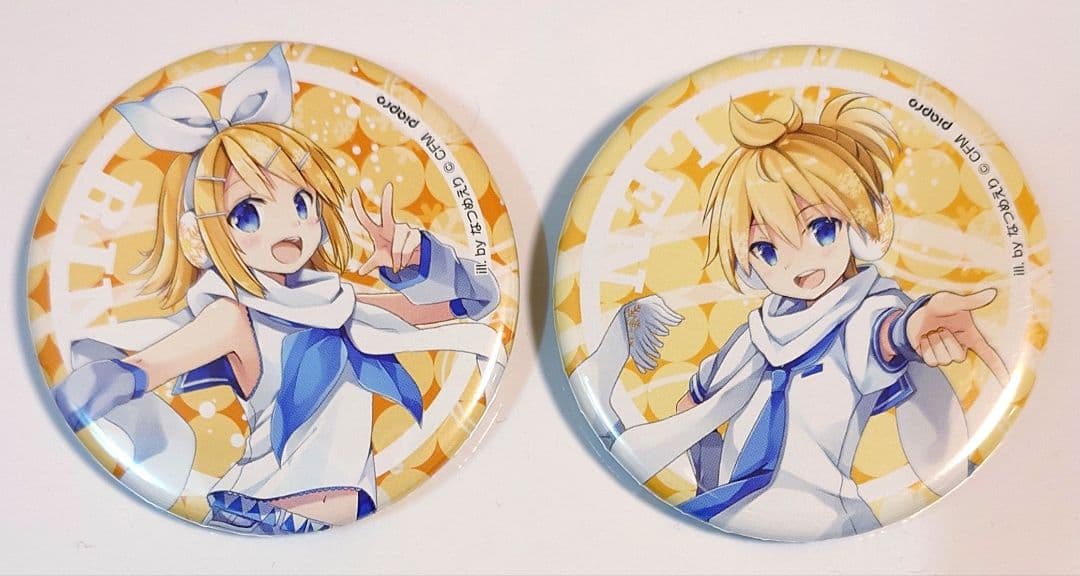 鏡音リン・レン 雪ミク アニメイトキャラバン トレーディング缶バッジ なつめえり