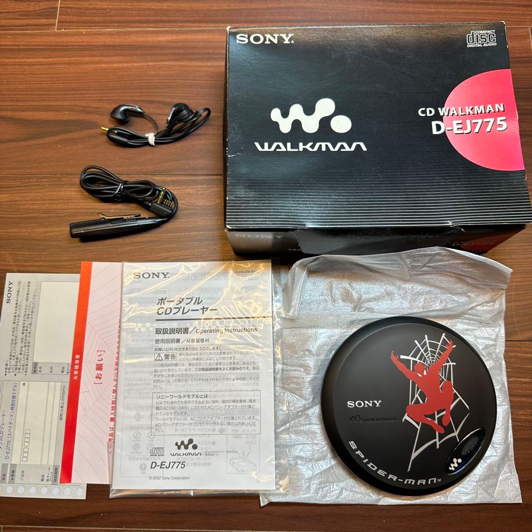 SONY CDウォークマン D-EJ775 スパイダーマン 5525