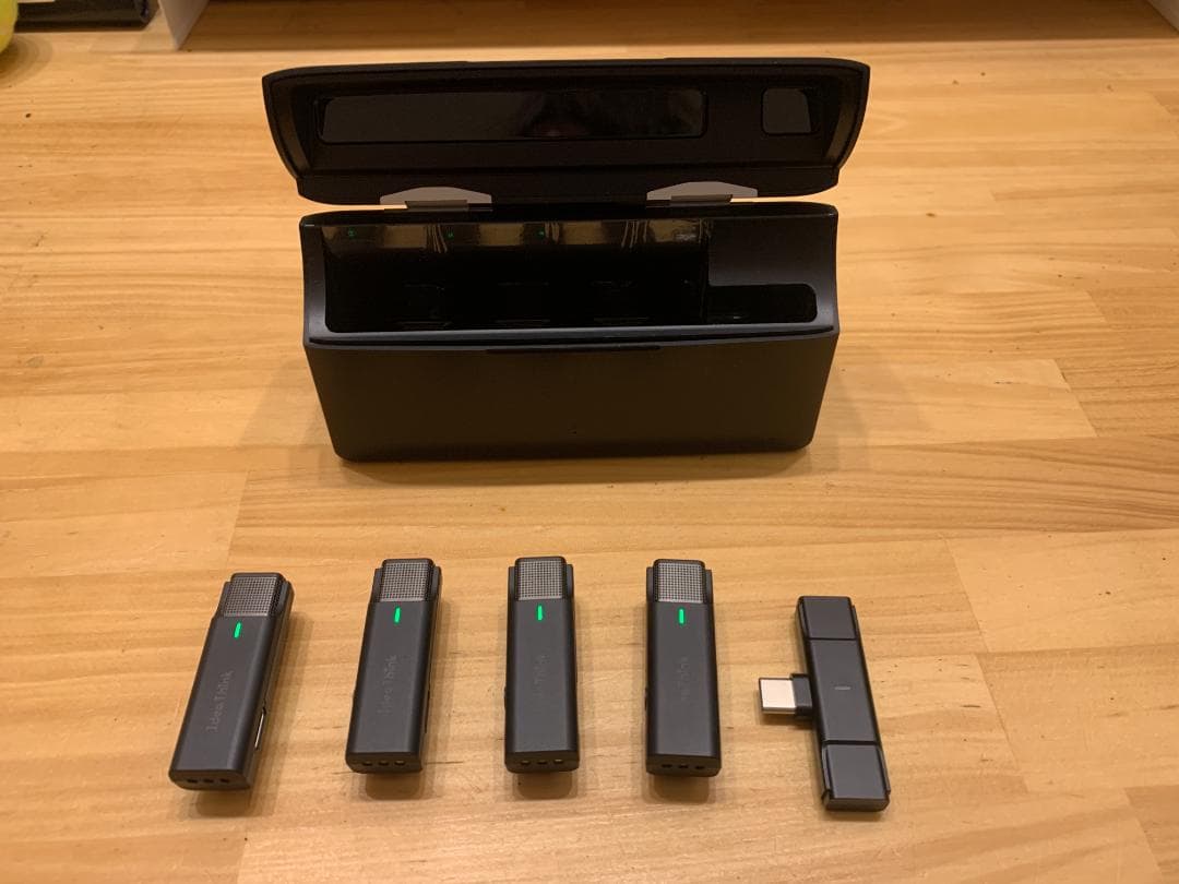 IdeaThink 無線ピンマイク4個 idep33c4p 新モデル 48kHz