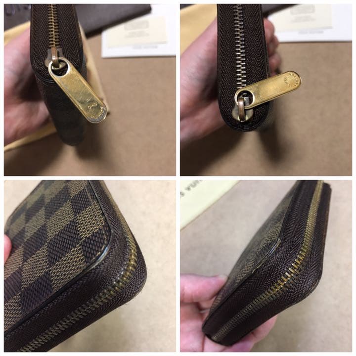 ルイヴィトン　Louis Vuitton ジッピー・ パース　ダミエ