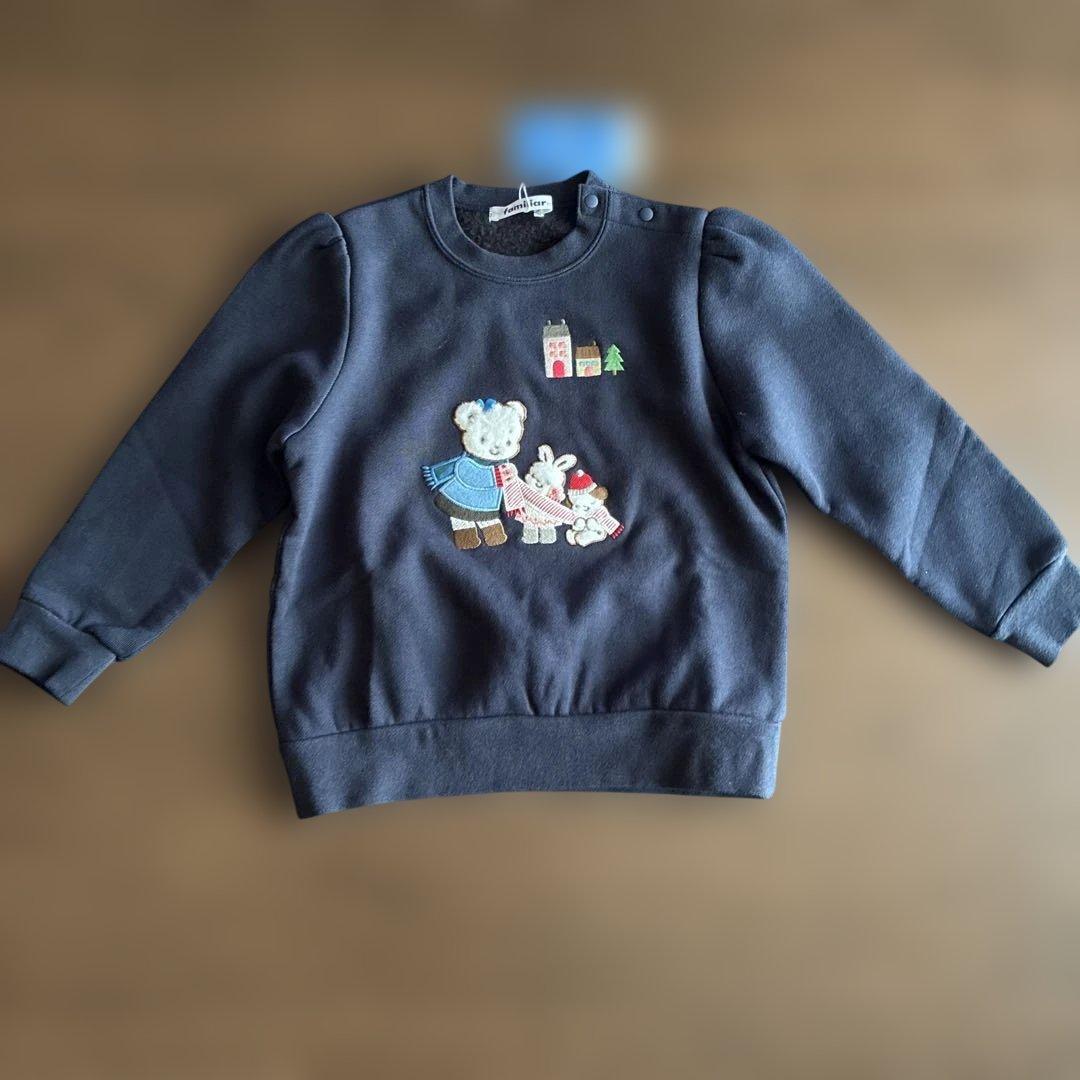 らら！未使用タグ付♡ファミリア・リアちゃんトレーナー　100センチ