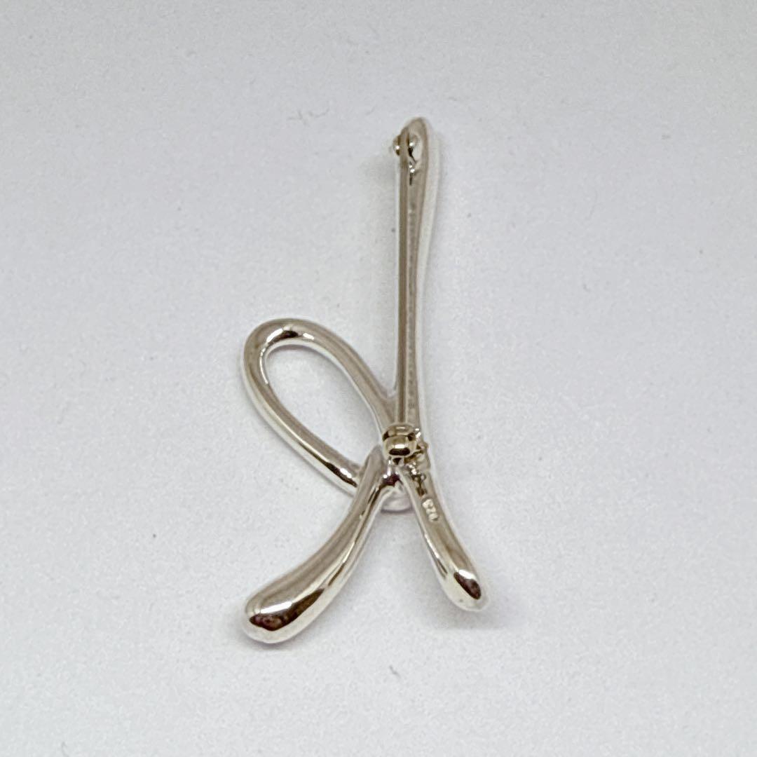 極美品✨ ティファニー イニシャル K ブローチ SV925 シルバー