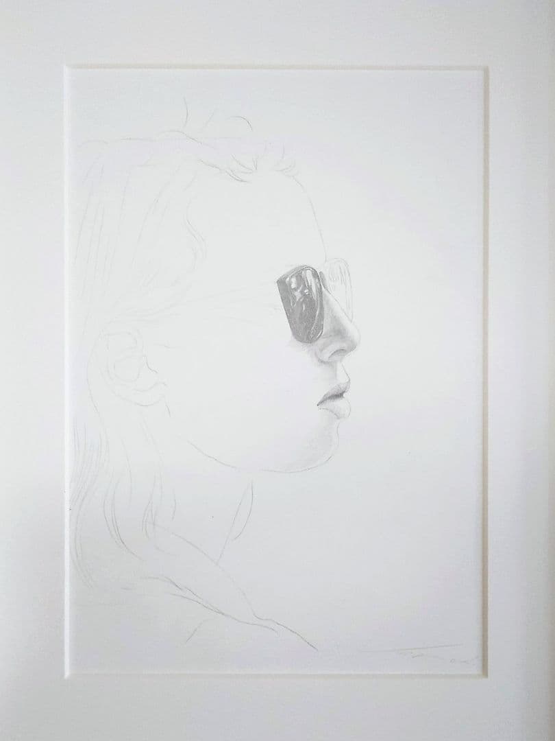 安冨洋貴（安富洋貴）人気の鉛筆画家　　　鉛筆画　希少　1点もの