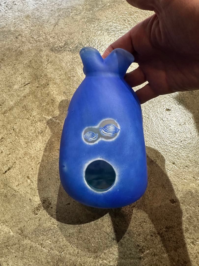 工芸品ガラスランプ製金魚オブジェ高城健治、高城美和子こもれびガラス工房