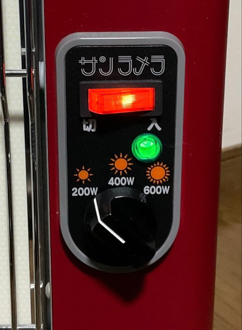 『美品』人気のサンラメラ600w型 ニューセラミックヒーター 日本製
