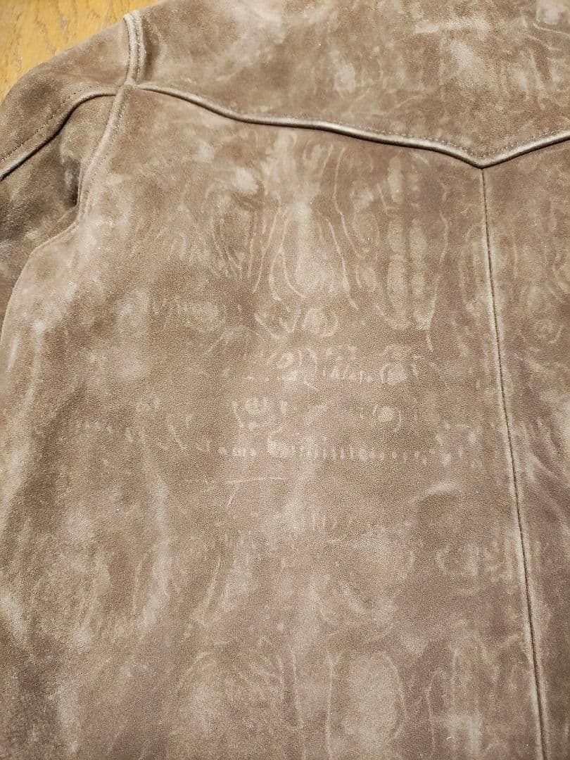 ラディアルELRADIALLスエードジャケットレザーシングルライダースチェック