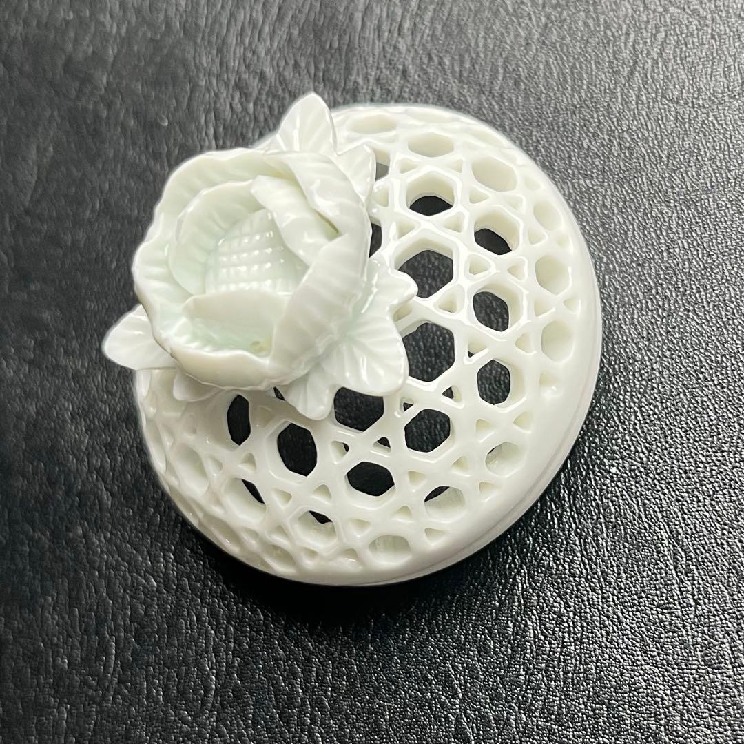 15代 中里茂右衛門　青海波　香炉