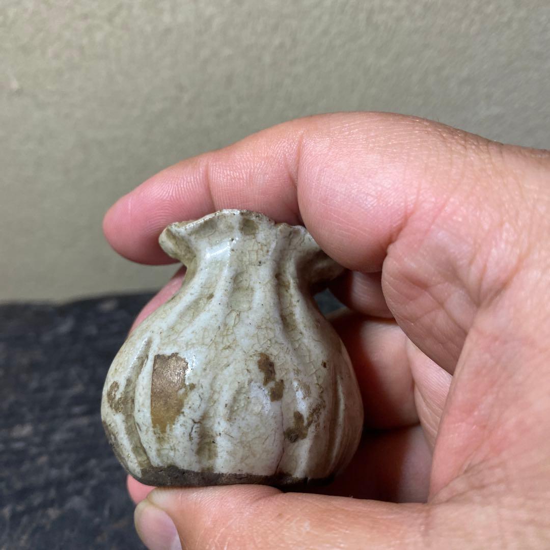 珍品　おふけ焼　大黒天水滴