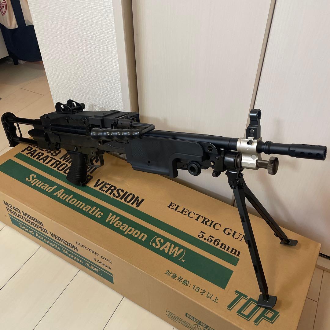 値下げ！！TOP JAPAN製電動ガンM249 絶版！希少！