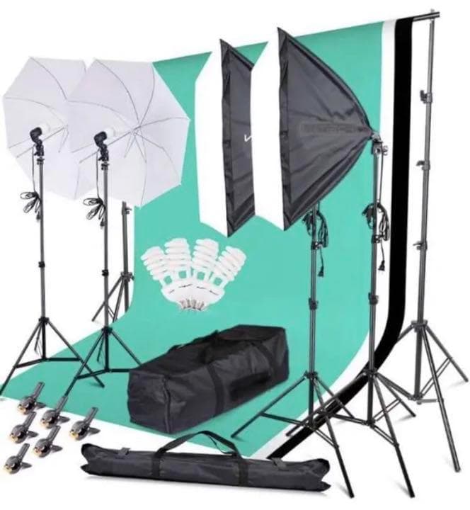 ❤超豪華33点フルセット❣本格的なプロ級のスタジオ撮影OK♪❤撮影照明キット