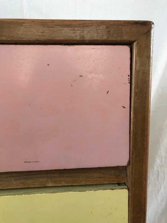 昭和レトロ　カラー チェスト　箪笥　タンス